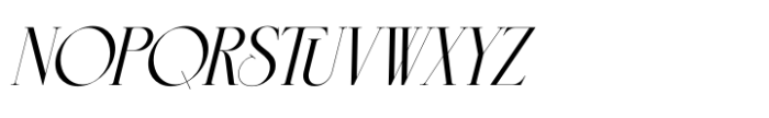 Lermith Italic Font UPPERCASE