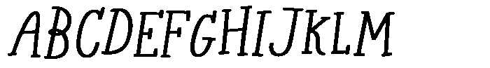 Les Memoires Bold Font