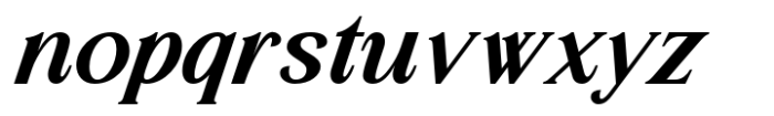 Lessa Bold Italic Font LOWERCASE