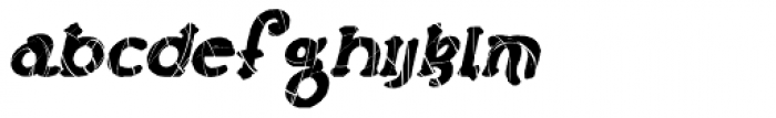 Lestatic Celerite Oblique Font LOWERCASE