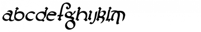Lestatic Lashed Oblique Font LOWERCASE
