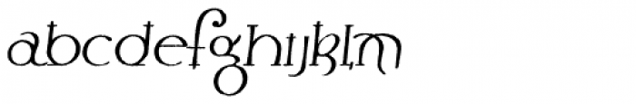 Lestatic Withered Oblique Font LOWERCASE