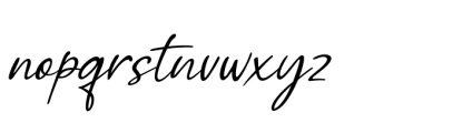 Lestina Font LOWERCASE