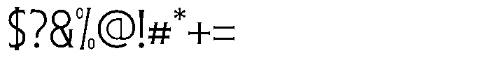 Lethis Font OTHER CHARS