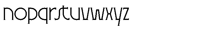 Lethis Font LOWERCASE