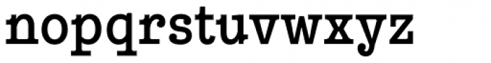Leto Slab Condensed Medium Font LOWERCASE