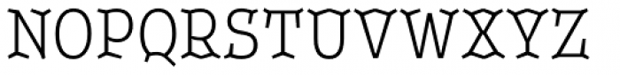 Leto Two Condensed Light Font UPPERCASE