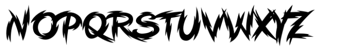 Letric Upright Font LOWERCASE