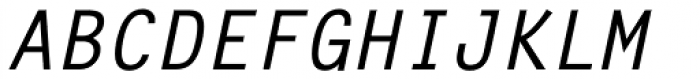 Letter Gothic MT Bold Oblique Font UPPERCASE