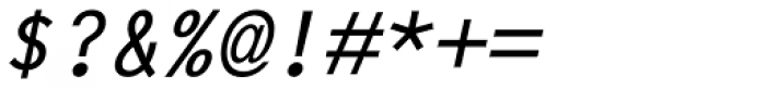 Letter Gothic Std Bold Oblique Font OTHER CHARS