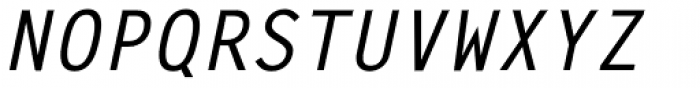 Letter Gothic Std Bold Oblique Font UPPERCASE