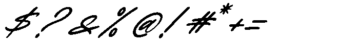 Letter Grace Italic Font OTHER CHARS