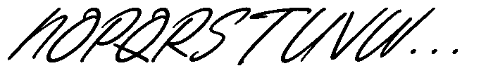 Letter Grace Italic Font UPPERCASE