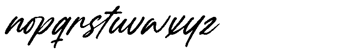 Letter Grace Regular Font LOWERCASE
