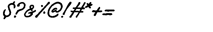 Letter Heart Font OTHER CHARS