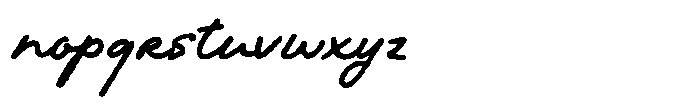 Letter Heart Font LOWERCASE