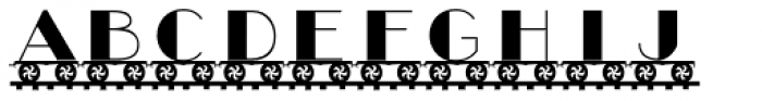LetterTrain Italic Font LOWERCASE