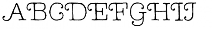 Lettera Thin Swash Font UPPERCASE
