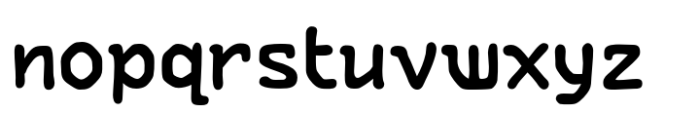 Letterbot Regular Font LOWERCASE