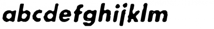 Letterhack Sans Bold Italic Font LOWERCASE