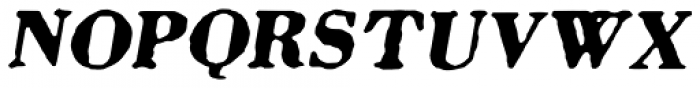 Letterhack Serif Bold Italic Font UPPERCASE