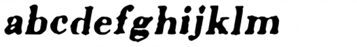 Letterhack Serif Bold Italic Font LOWERCASE