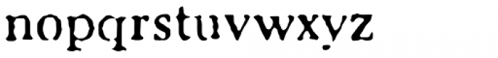 Letterhack Serif Regular Font LOWERCASE