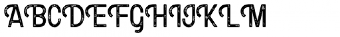 Letterpress Gothic Font UPPERCASE