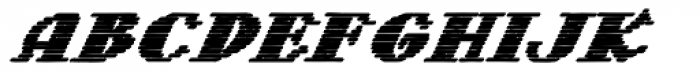 Letterstitch Bold Oblique Font LOWERCASE