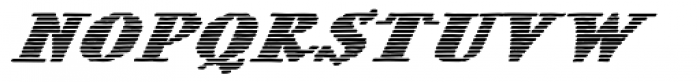 Letterstitch Oblique Font LOWERCASE