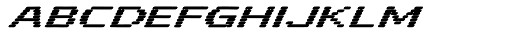 Letterstitch Plain Bold Oblique Font UPPERCASE