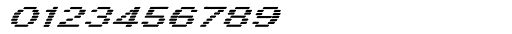 Letterstitch Plain Oblique Font OTHER CHARS