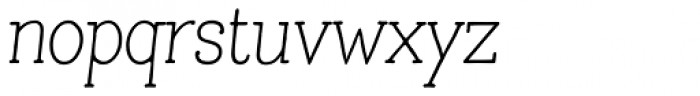 Lettre Italic Font LOWERCASE