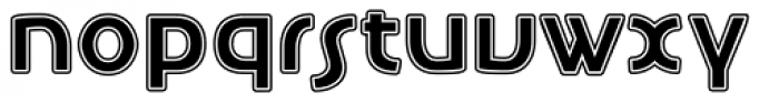 Letunical Inline Font LOWERCASE