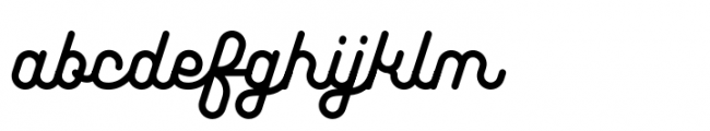 Leuthikline Regular Font LOWERCASE