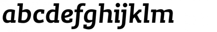 Lev Serif Bold Italic Font LOWERCASE
