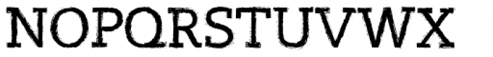 Lev Serif Grunge Font UPPERCASE