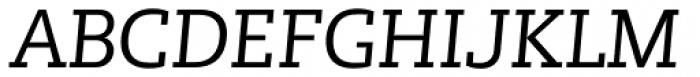 Lev Serif Italic Font UPPERCASE
