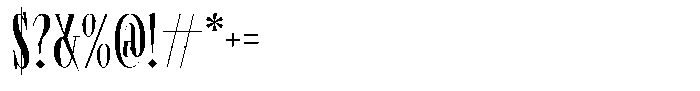 Lev Type Repyakh Bold Font OTHER CHARS