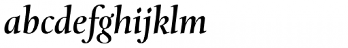 Levato Std Medium Italic Font LOWERCASE