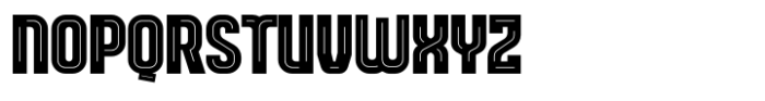 Leverkusen Inline Font UPPERCASE