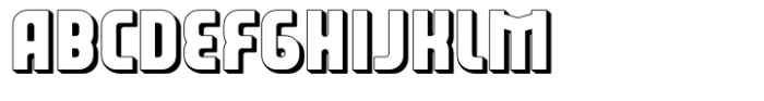 Leverkusen Shadow II Font UPPERCASE