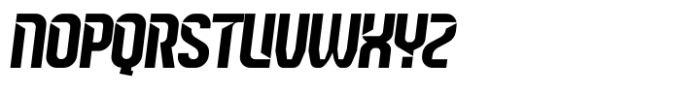Leverkusen Sharp Oblq Font LOWERCASE