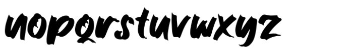 Leviera Regular Font LOWERCASE