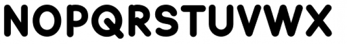 Lexie Readable Heavy Font UPPERCASE
