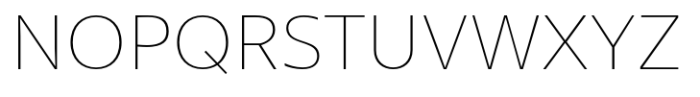 Lexis Alt XThin Font UPPERCASE