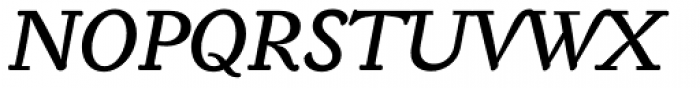 Lexon Gothic Italic Font UPPERCASE