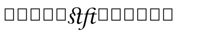 Leyden Italic Special Font LOWERCASE