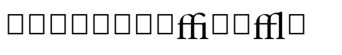 Leyden Regular Special Font UPPERCASE