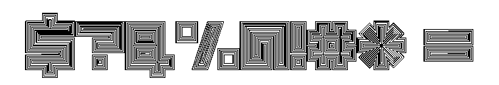 LEZEN City01 Font OTHER CHARS